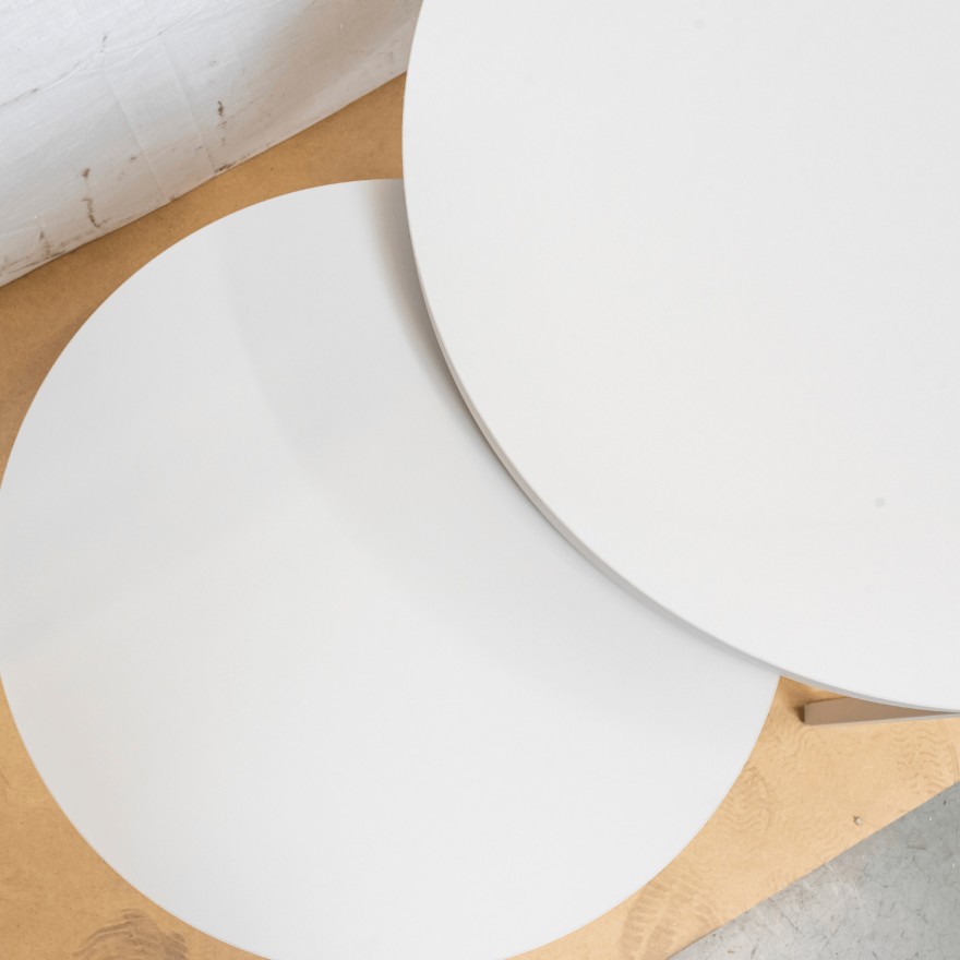 OUTLET Zestaw Stolików Kawowych CIRI 2w1 MAT KASZMIR