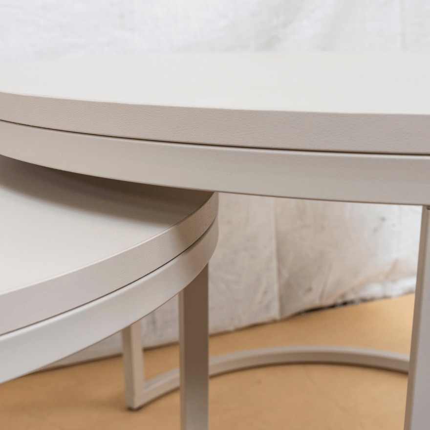 OUTLET Zestaw Stolików Kawowych CIRI 2w1 MAT KASZMIR