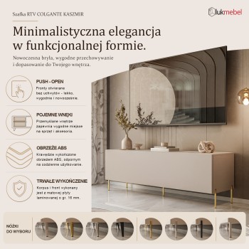 Wisząca szafka RTV COLGANTE KASZMIR 150