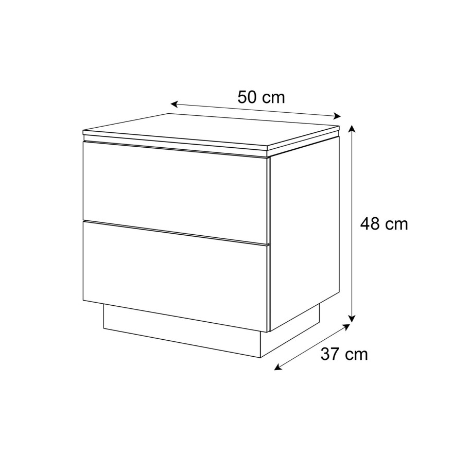 OUTLET Stolik nocny AURORA II KASZMIR