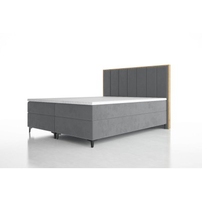 Łóżko kontynentalne CONTE 180x200 z pojemnikiem Matt Velvet 85