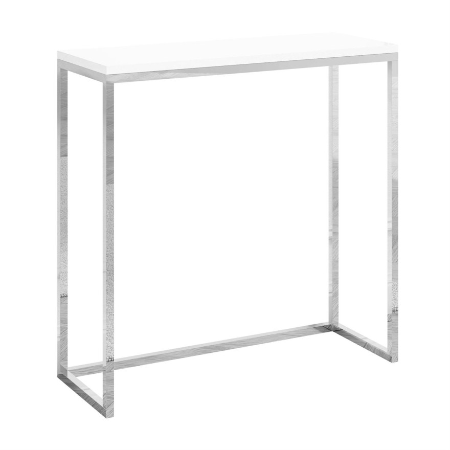 Konsola MODERN II CHROM 80/100 cm wysoki połysk