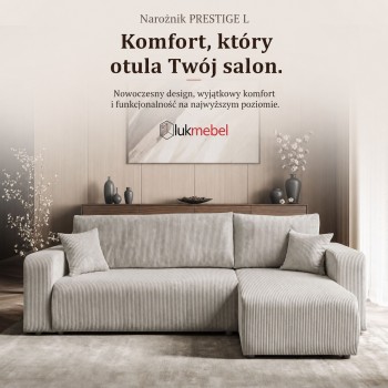 Narożnik tapicerowany PRESTIGE L