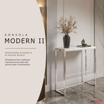 Konsola MODERN II LEVANTO CHROM 80/100 cm