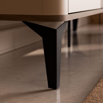 Komoda MOCHA 140 cm 2D3S kaszmir Orzech Royal z szufladami