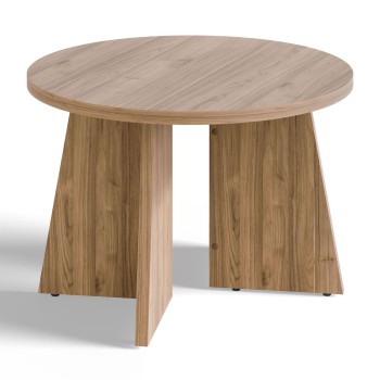 Okrągły stolik kawowy MOCHA 58cm Orzech Royal