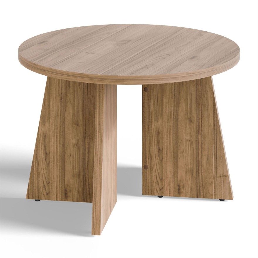 Okrągły stolik kawowy MOCHA 58cm Orzech Royal