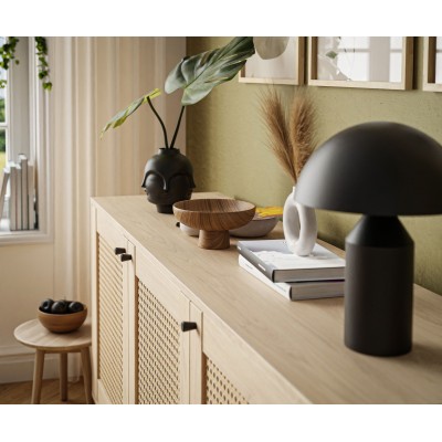 Komoda trzydrzwiowa VIENNA 3D z plecionką wiedeńską dąb puccini Komoda trzydrzwiowa VIENNA 3D z plecionką wiedeńską dąb puccini