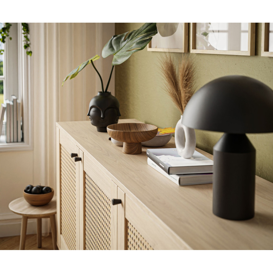 Komoda trzydrzwiowa VIENNA 3D z plecionką wiedeńską dąb puccini Komoda trzydrzwiowa VIENNA 3D z plecionką wiedeńską dąb puccini