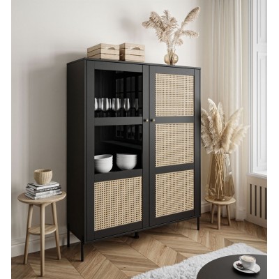 Witryna szeroka VIENNA 3D z plecionką wiedeńską Witryna szeroka VIENNA 3D z plecionką wiedeńską