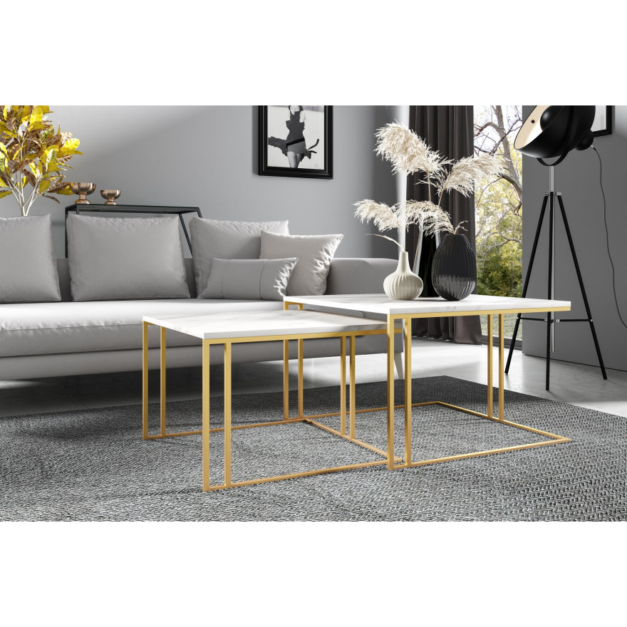 Ława stolik 2w1 HAZEL GOLD