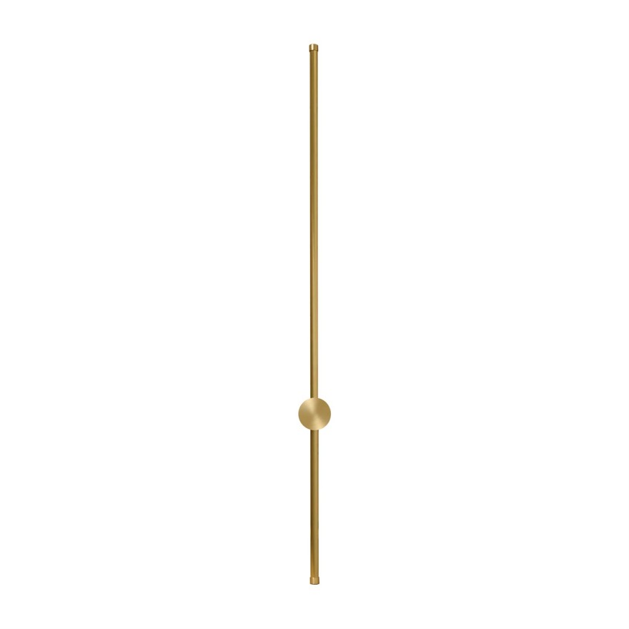 Kinkiet ścienny LED GET LIGHT 100 cm – złoto szczotkowane