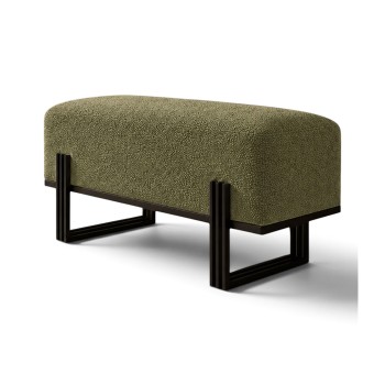 Ławka tapicerowana ALESSA z półką na buty