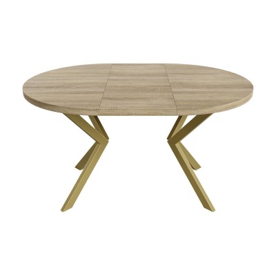 Stół okrągły EVERTON GOLD rozkładany Stół okrągły EVERTON GOLD rozkładany