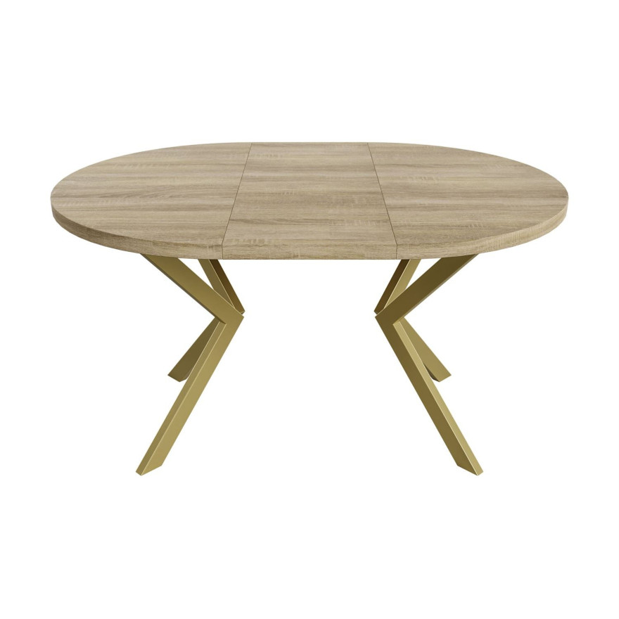 Stół okrągły EVERTON GOLD rozkładany Stół okrągły EVERTON GOLD rozkładany