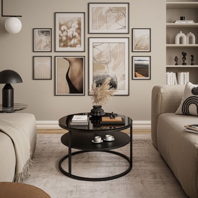 Okrągły stolik kawowy CIRI-X wysoki połysk Okrągły stolik kawowy CIRI-X wysoki połysk