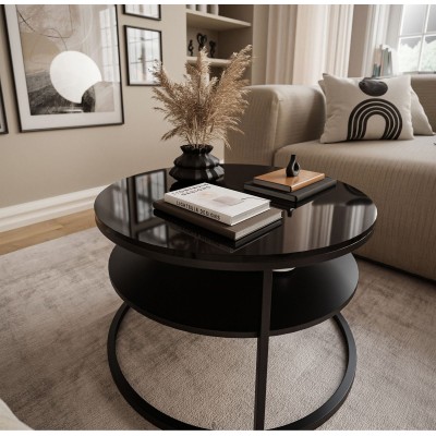 Okrągły stolik kawowy CIRI-X wysoki połysk Okrągły stolik kawowy CIRI-X wysoki połysk