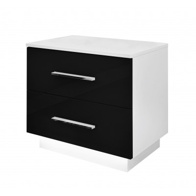 Szafka nocna LINA uchwyt chrom