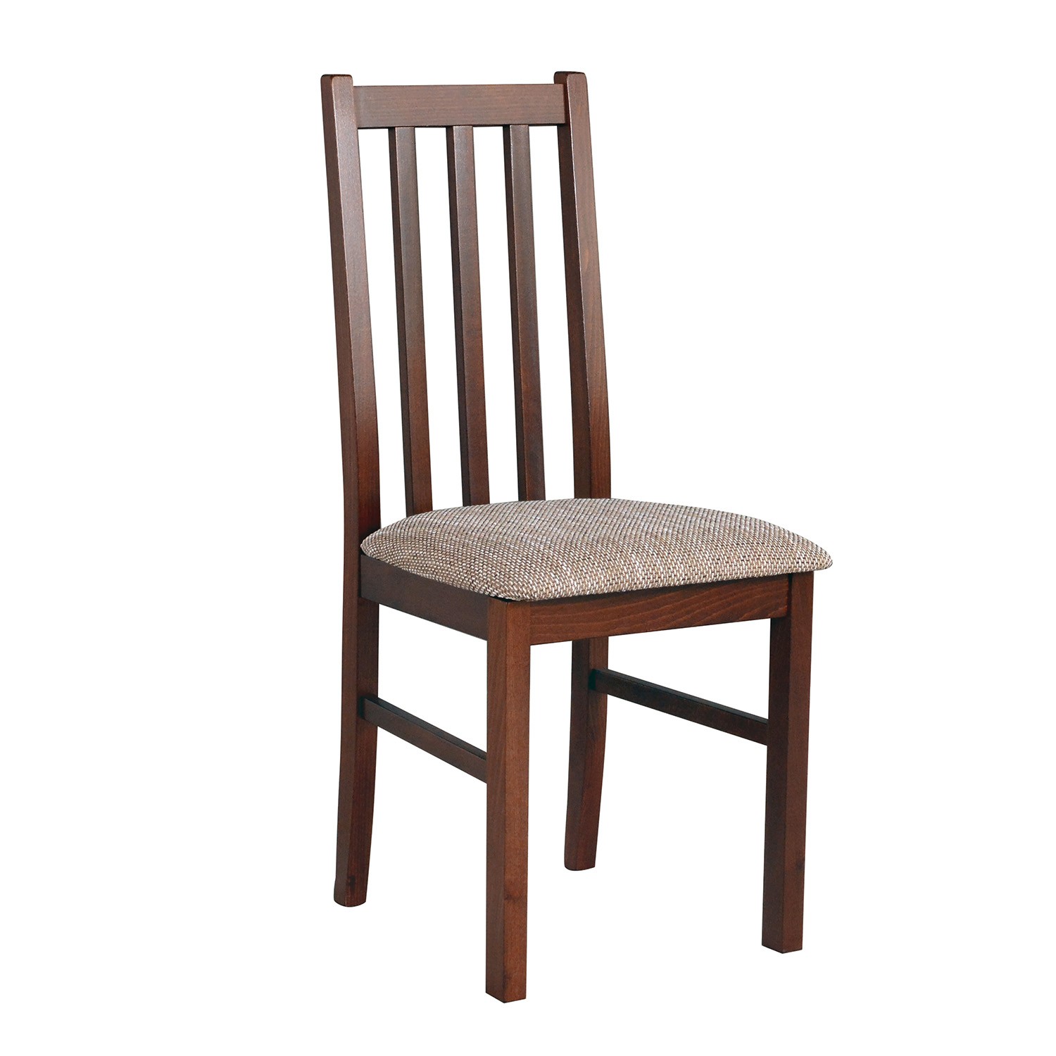 Krzesło tapicerowane NIKKO X orzech