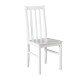 Krzesło drewniane NIKKO X D biały