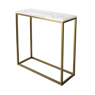 Konsola MODERN 80 cm złoty mat