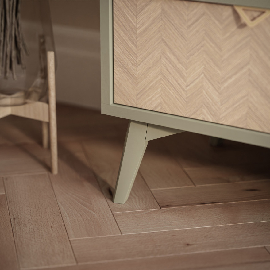 Szafka RTV ALOE jodełka scandi