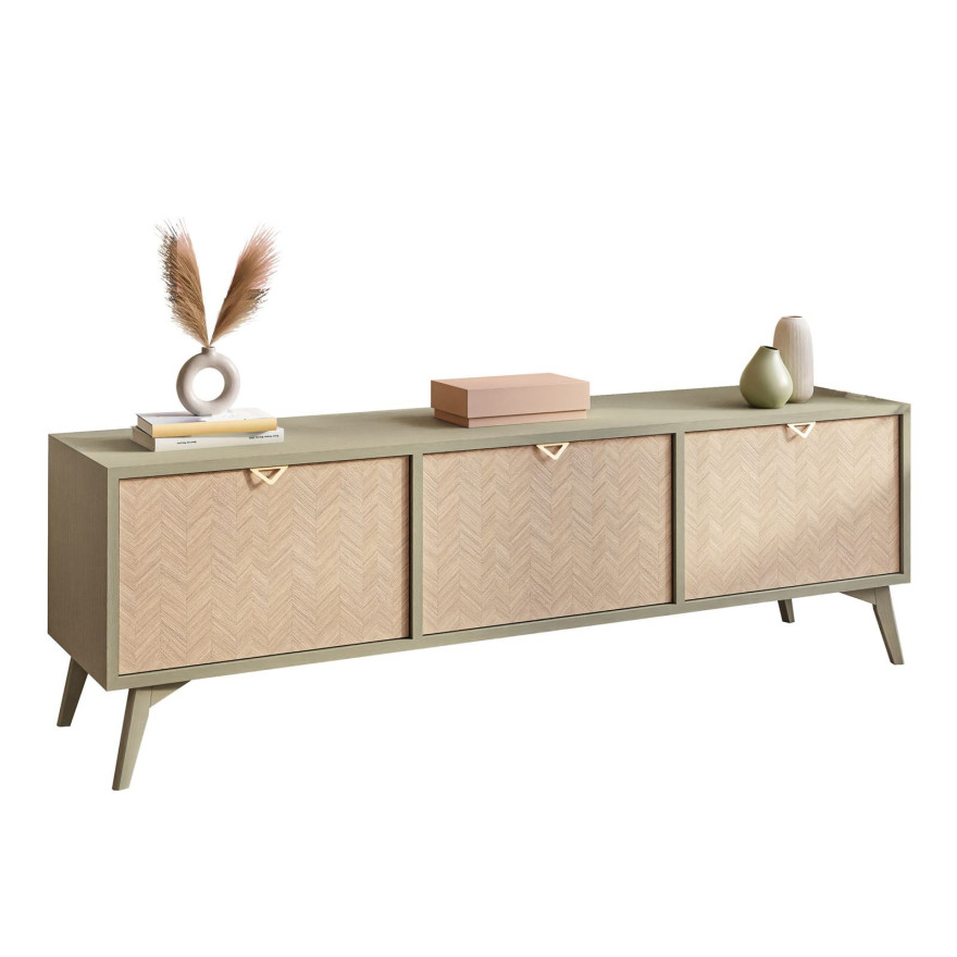 Szafka RTV ALOE jodełka scandi