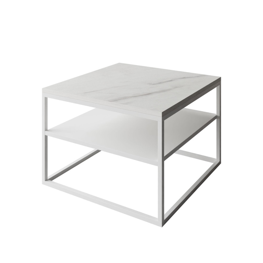 Ława NOVA z półką marmur levanto