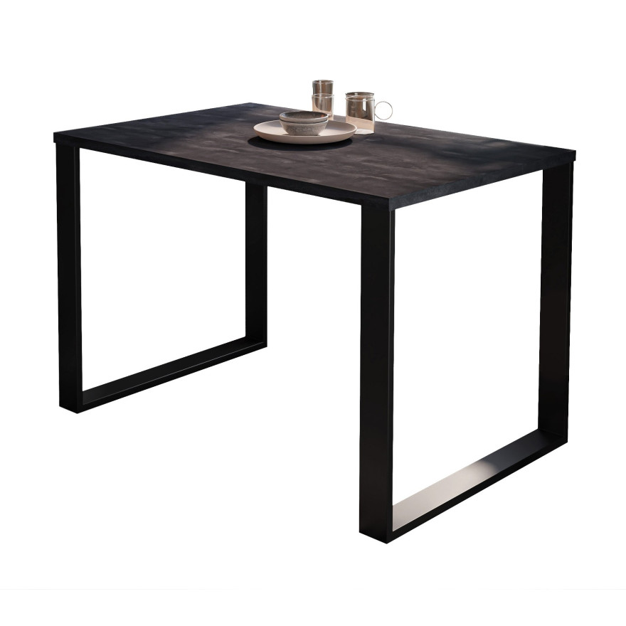 Stół nierozkładany ART SLIM 110 cm ciemny beton