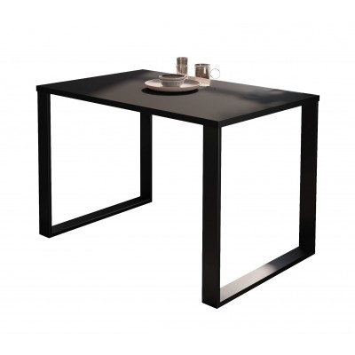 Stół nierozkładany ART SLIM 110 cm czarny mat
