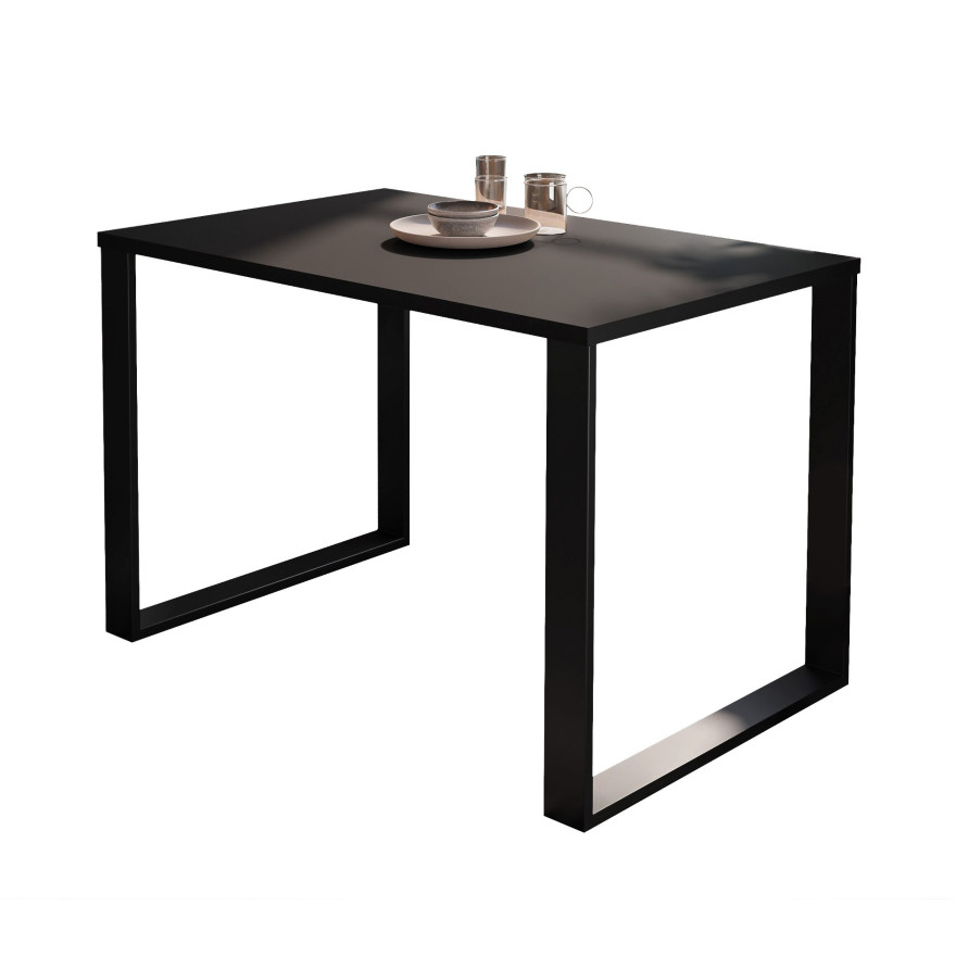 Stół nierozkładany ART SLIM 110 cm czarny mat