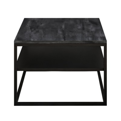 Ława NOVA z półką ciemny beton Ława NOVA z półką ciemny beton