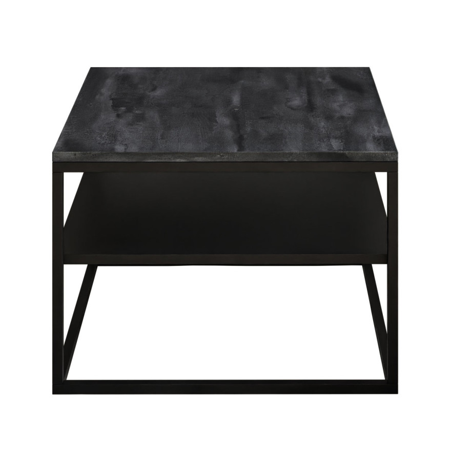 Ława NOVA z półką ciemny beton Ława NOVA z półką ciemny beton