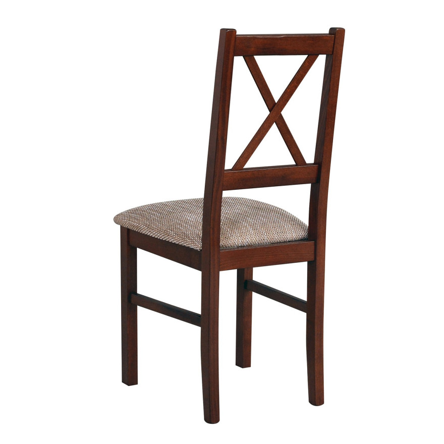 Krzesło tapicerowane NEO X orzech