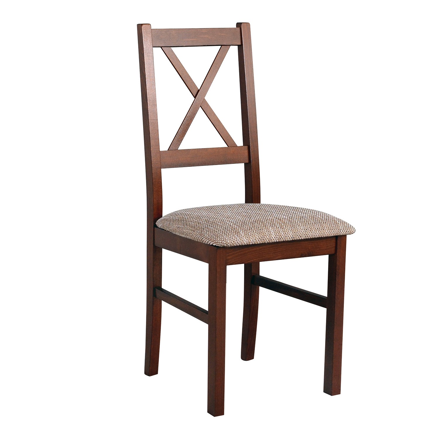 Krzesło tapicerowane NEO X orzech