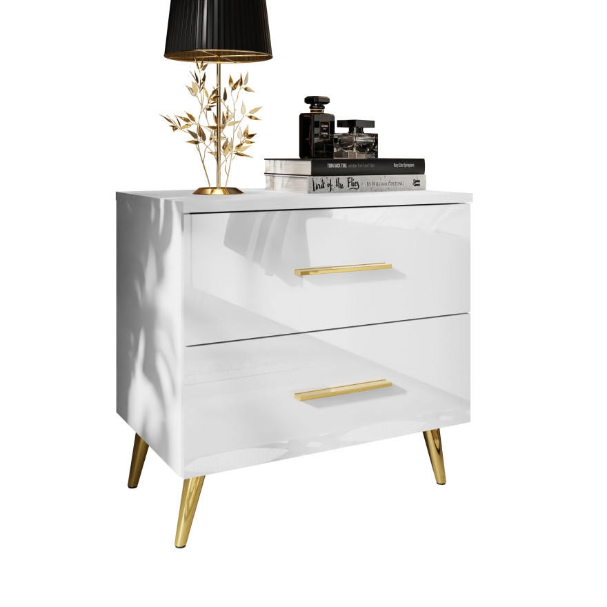 Szafka nocna AURA z uchwytami