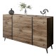 Komoda z szufladami ONYX LOFT na nóżkach