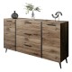 Komoda z szufladami ONYX LOFT na nóżkach