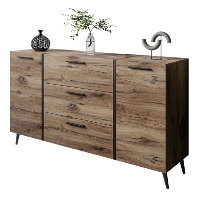 Komoda z szufladami ONYX LOFT na nóżkach Komoda z szufladami ONYX LOFT na nóżkach