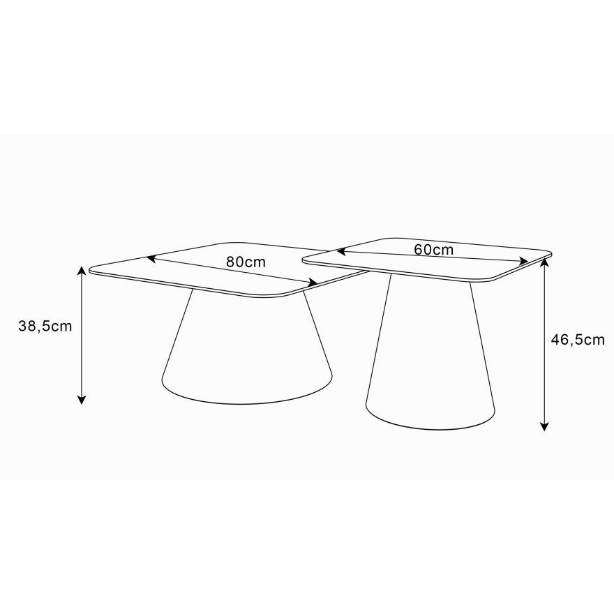 Ława 2w1 CASTELLE biały połysk