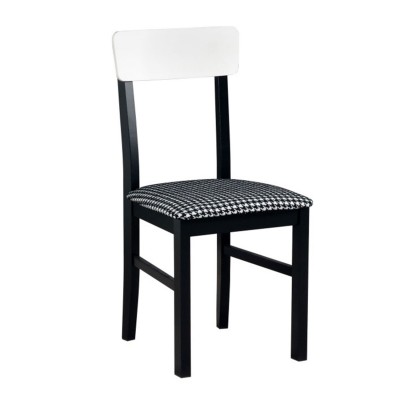 Drewniane krzesło tapicerowane LARS