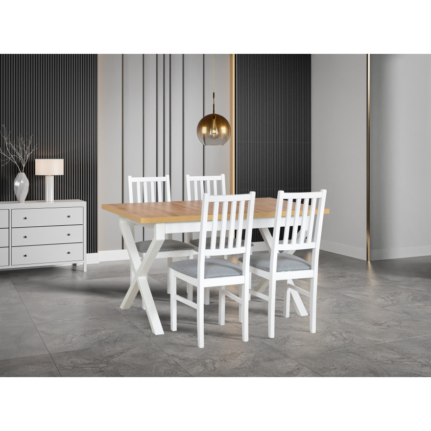 Krzesło tapicerowane NEO VIII buk