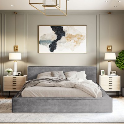 Łóżko tapicerowane Ghalia 