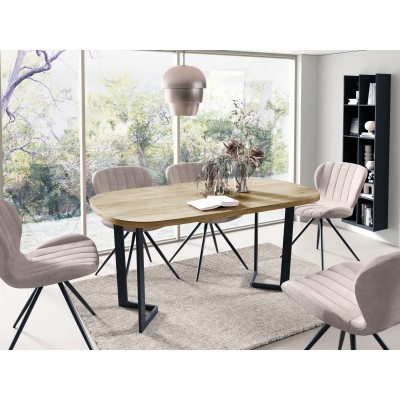 Stół rozkładany PANAMA na metalowych nogach