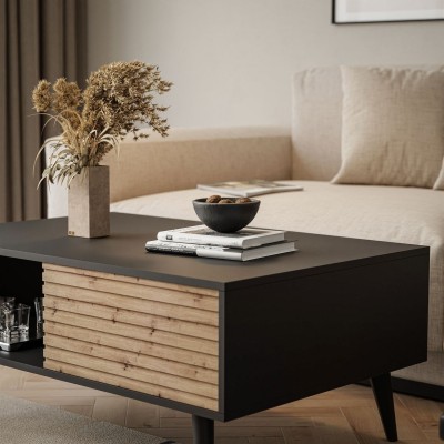 Stolik kawowy CONE z szufladą L104