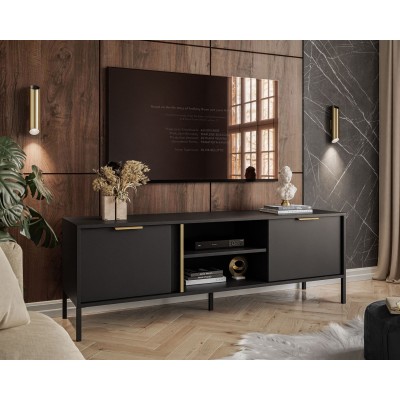 Szafka RTV LARETTO 153 cm antracyt Szafka RTV LARETTO 153 cm antracyt