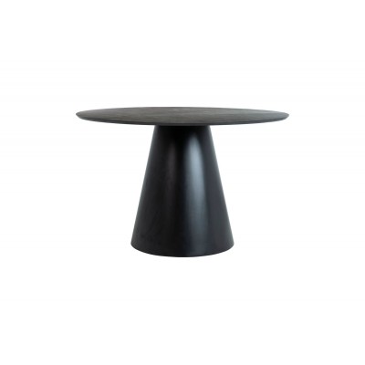 Stół okrągły BARTONE czarny mat