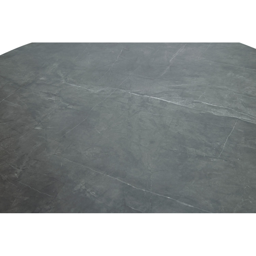 Stół okrągły BARTONE czarny mat