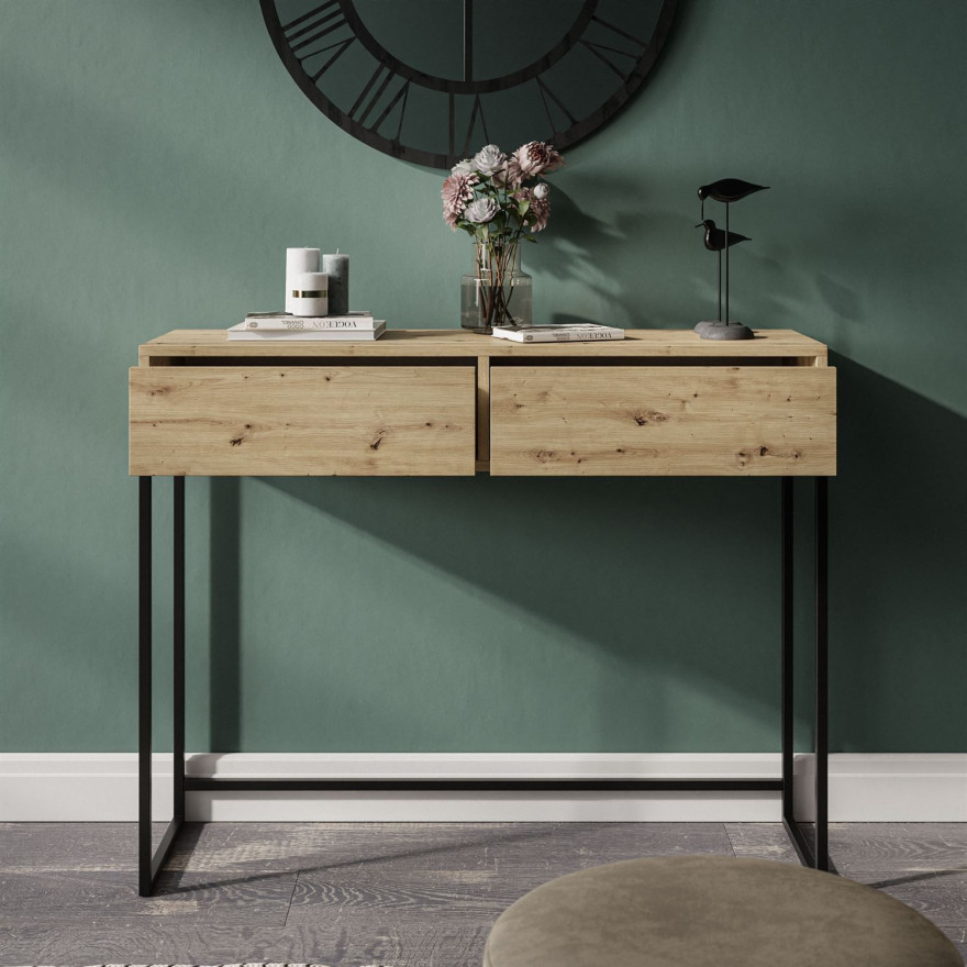 Konsola ARCADE z szufladami dąb artisan