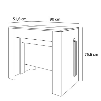 Stół konsola 237 PLUS biały mat Stół konsola 237 PLUS biały mat